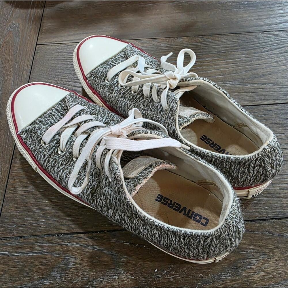 Converse Chuck Taylor All Star Heathered Knit Low Top Sneaker, Women's Size 10 - Picture 2 of 9